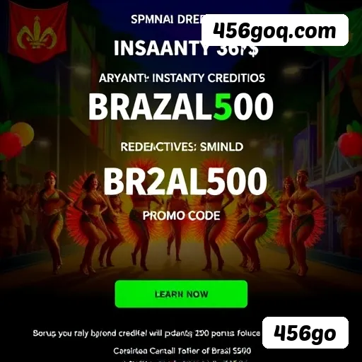 Bônus boas-vindas 456go R$100